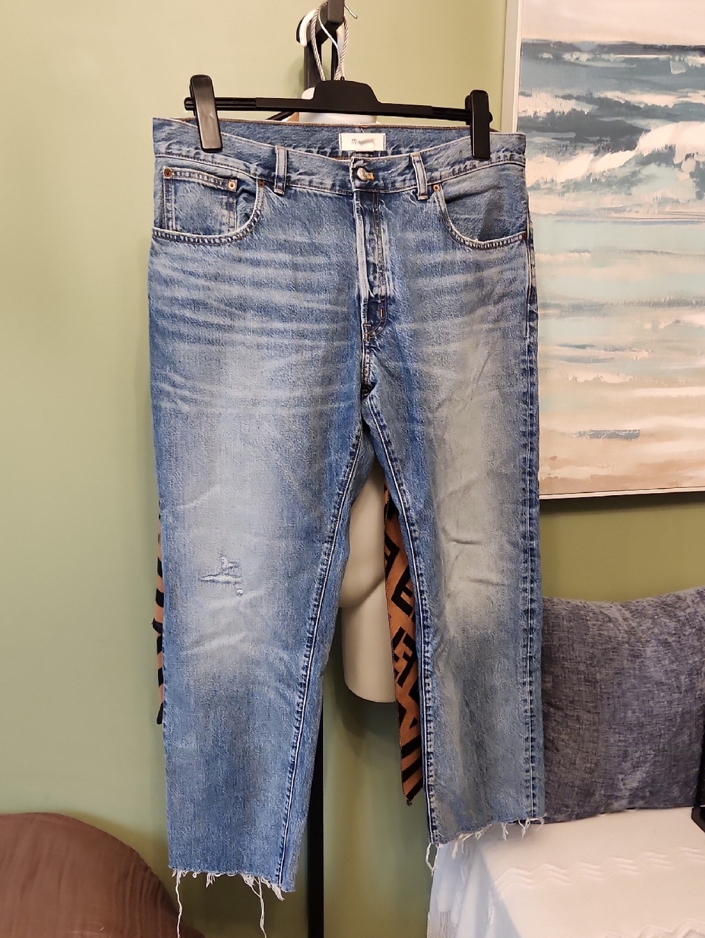 Madewell Light Blue Straight-Leg Jeans